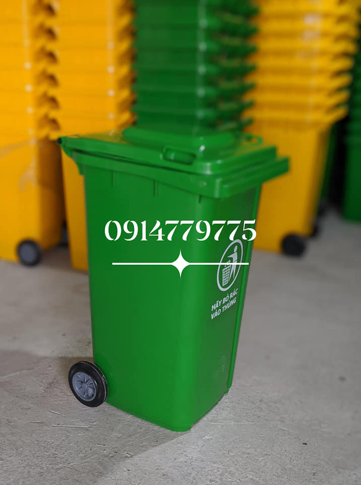 thùng rác nhựa hdpe 240 lít màu xanh thùng rác nhựa hdpe 240 lít màu xanh