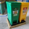 thùng rac phân loại 2 ngăn 4