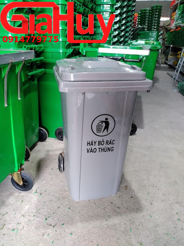 thùng rác công cộng 120 lít