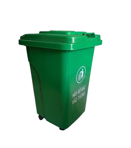 Thùng rác 30 lít màu xanh giá rẻ