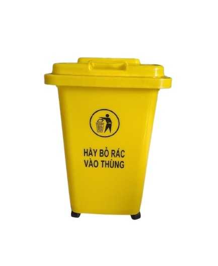 Thùng rác vàng 30 lít giá rẻ